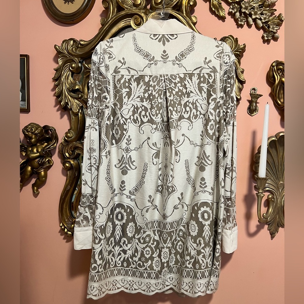Anna Sui X Target 20 Years Anniversary Lace Shift Mini Gossip Girl Dress View 3